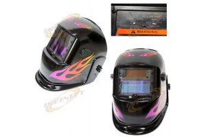 Dark Flaming Solar Auto Darkening Grinding Arc Mig Tig Welding Helmet S777a